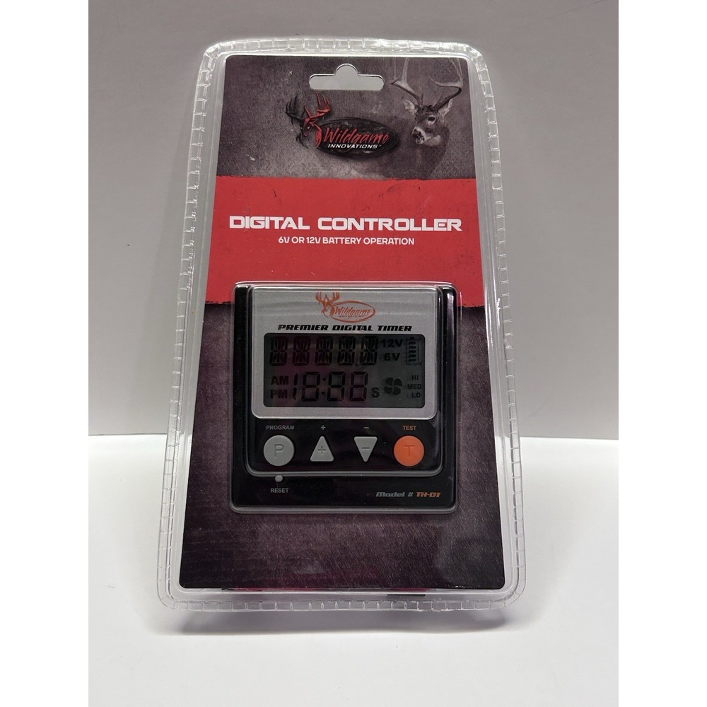 Wildgame Innovations Premier Digital Timer Feeder Controller 6V 12V TH-DT New